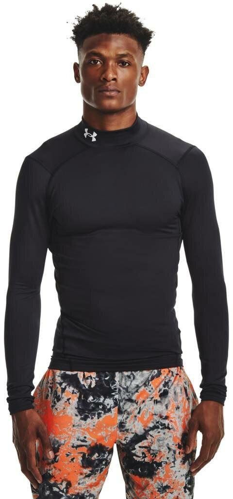 Under Armour ColdGear® Compression Mock pánský vrchný diel, čierny