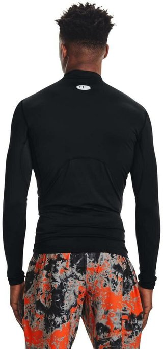 Under Armour ColdGear® Compression Mock pánský vrchný diel, čierny