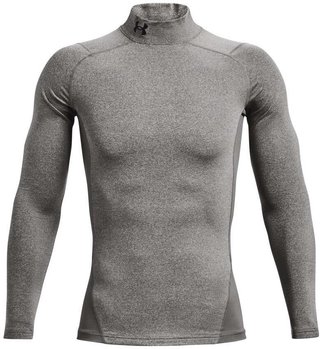 Under Armour ColdGear® Compression Mock pánský vrchný diel, charcoal light heather/black