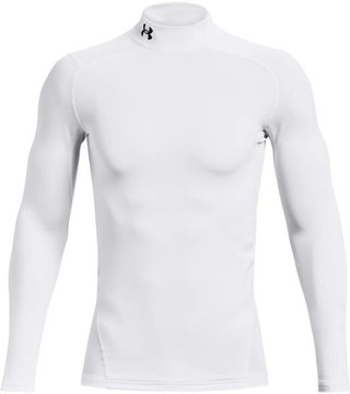 Under Armour ColdGear® Compression Mock pánský vrchný diel, biely