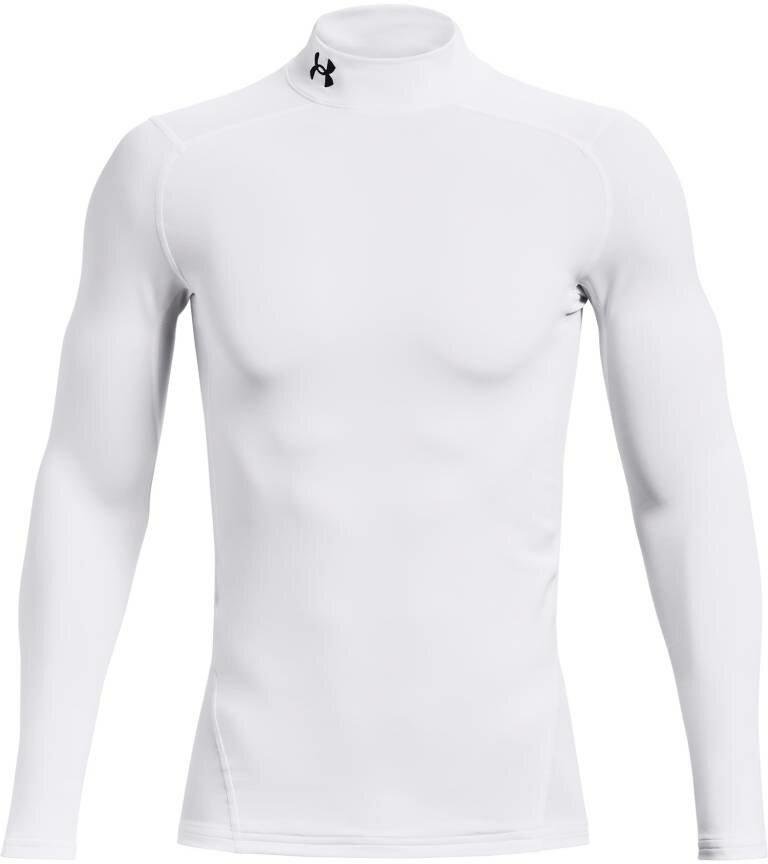 Under Armour ColdGear® Compression Mock pánský vrchný diel, biely