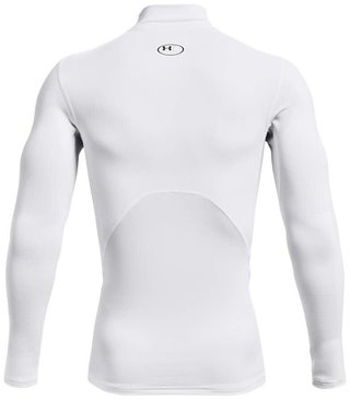 Under Armour ColdGear® Compression Mock pánský vrchný diel, biely
