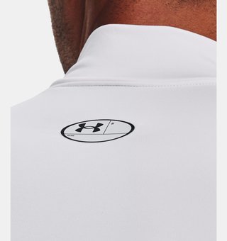 Under Armour ColdGear® Compression Mock pánský vrchný diel, biely