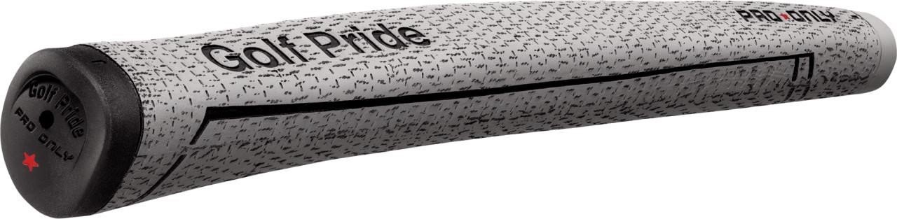 Golf Pride Pro Only Cord putter grip, Red Star Pistol 72cc - šedá