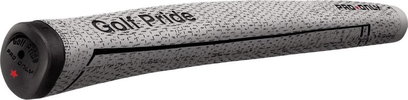 Golf Pride Pro Only Cord putter grip, Red Star Pistol 72cc - šedá