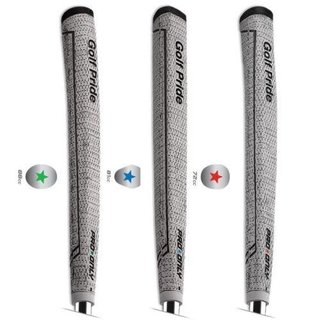 Golf Pride Pro Only Cord putter grip, Red Star Pistol 72cc - šedá