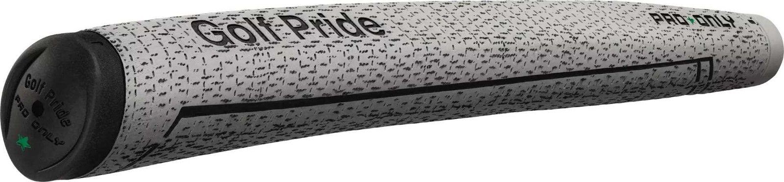 Golf Pride Pro Only Cord putter grip, Green Star 88cc - grey