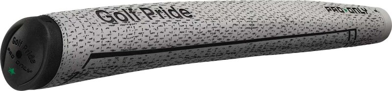 Golf Pride Pro Only Cord putter grip, Green Star 88cc - grey