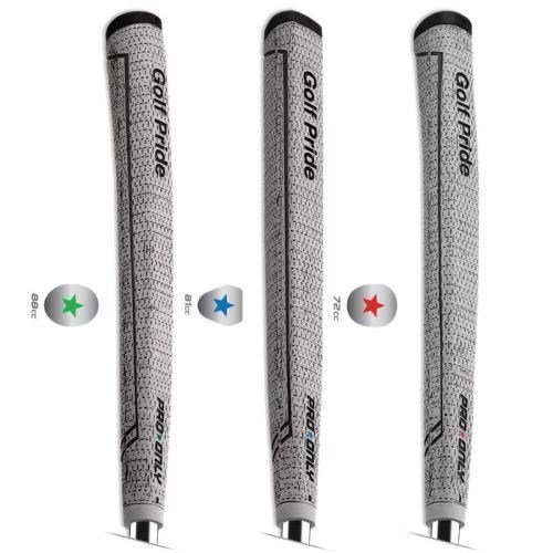 Golf Pride Pro Only Cord Green Star 88cc putter grip, šedý