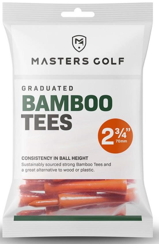Masters Golf Masters Graduated Bamboo tees 70mm (2 3/4"), 20ks, oranžová