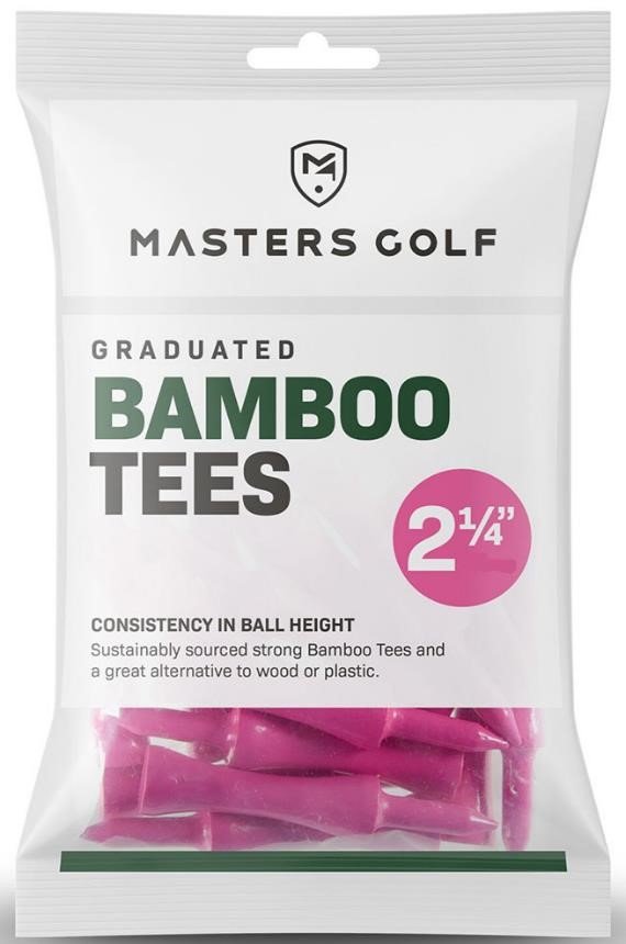 Masters Golf Masters Graduated Bamboo tees 57mm (2 1/4"), 20ks, ružová