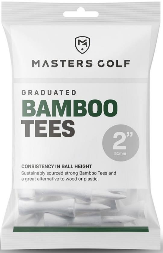 Masters Golf Masters Graduated Bamboo tees 51mm (2"), 20ks
