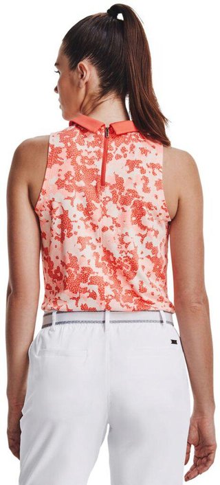Under Armour Zinger Rise Sleeveless dámske polo, oranžové