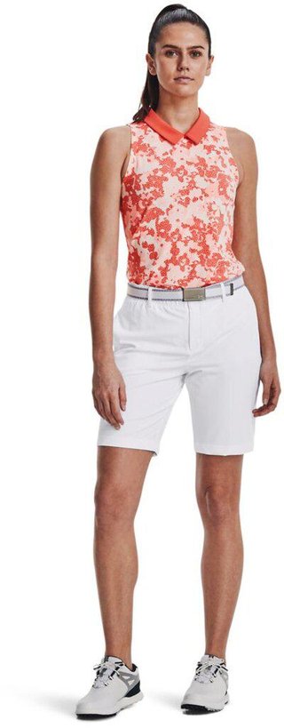 Under Armour Zinger Rise Sleeveless dámske polo, oranžové