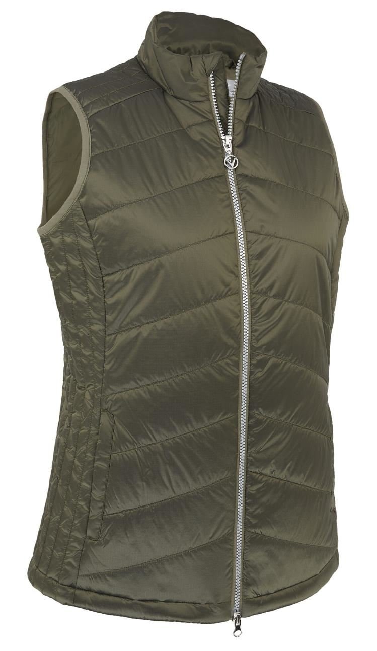 Callaway Primaloft Quilted dámska vesta, industrial green