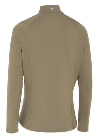 Callaway Thermal Longsleeve Fleece Back Jersey dámske polo, industrial green