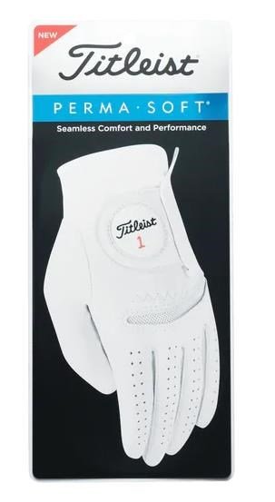Titleist Perma-Soft dámske golfové rukavice, biela