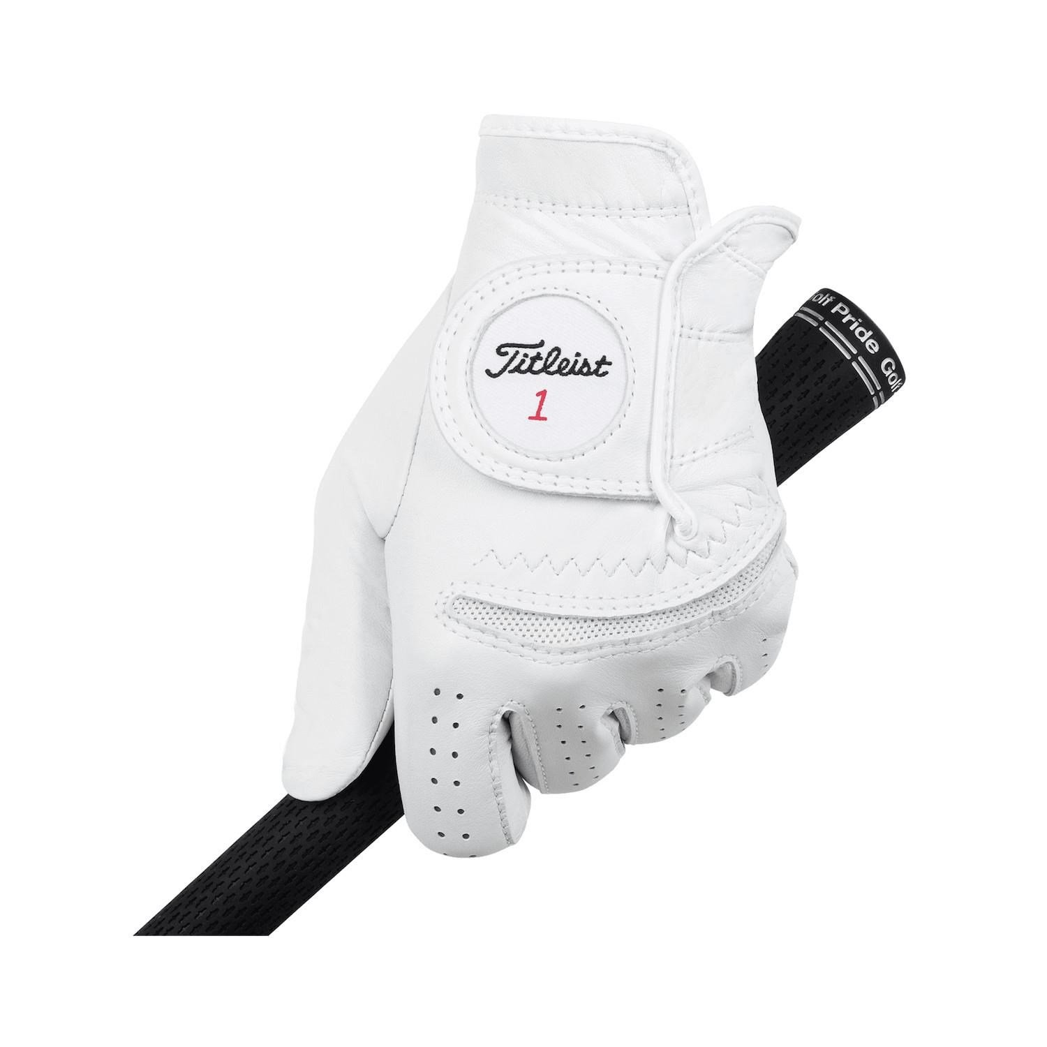Titleist Perma-Soft Cadet pánská golfová rukavica, biela