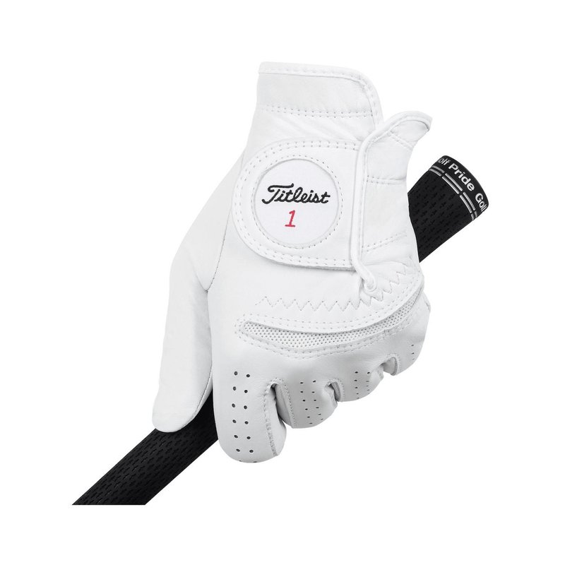 Titleist Perma-Soft Cadet pánská golfová rukavica, biela