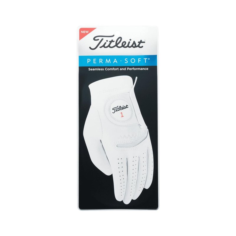 Titleist Perma-Soft Cadet pánská golfová rukavica, biela