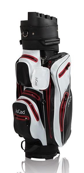 JuCad Manager Dry cart bag, čierno/bielo/červený