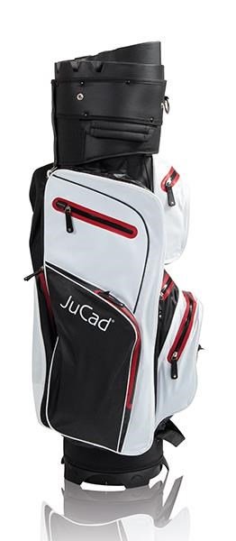 JuCad Manager Dry cart bag, čierno/bielo/červený