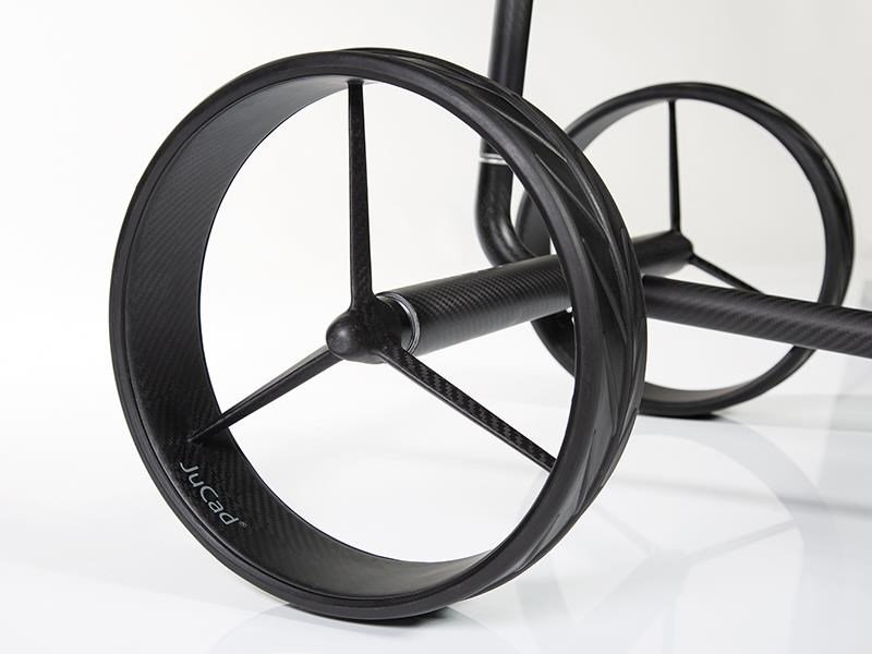 JuCad Carbon Travel Nero SV 2.0 elektrický vozík, čierny