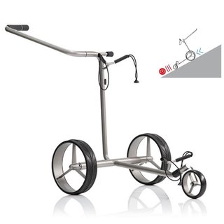 JuStar Silver 1.0 elektrický vozík, strieborný