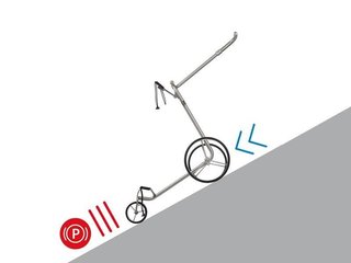 JuStar Silver 1.0 elektrický vozík, strieborný