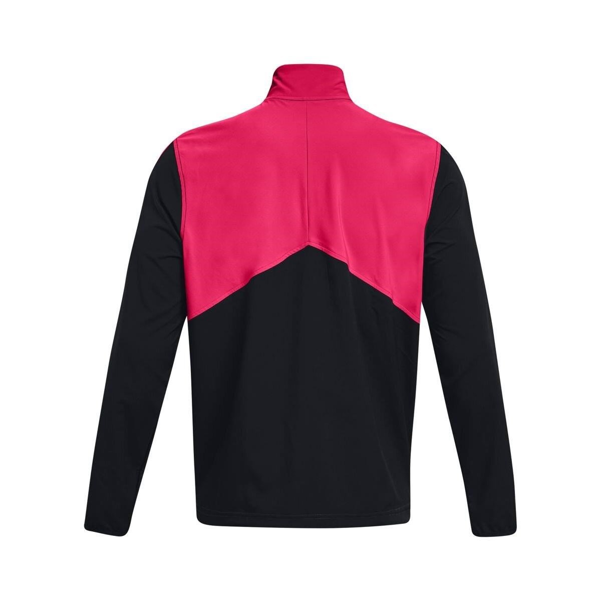 Under Armour Storm Windstrike 1/2 Zip pánska bunda, čierna/jet gray