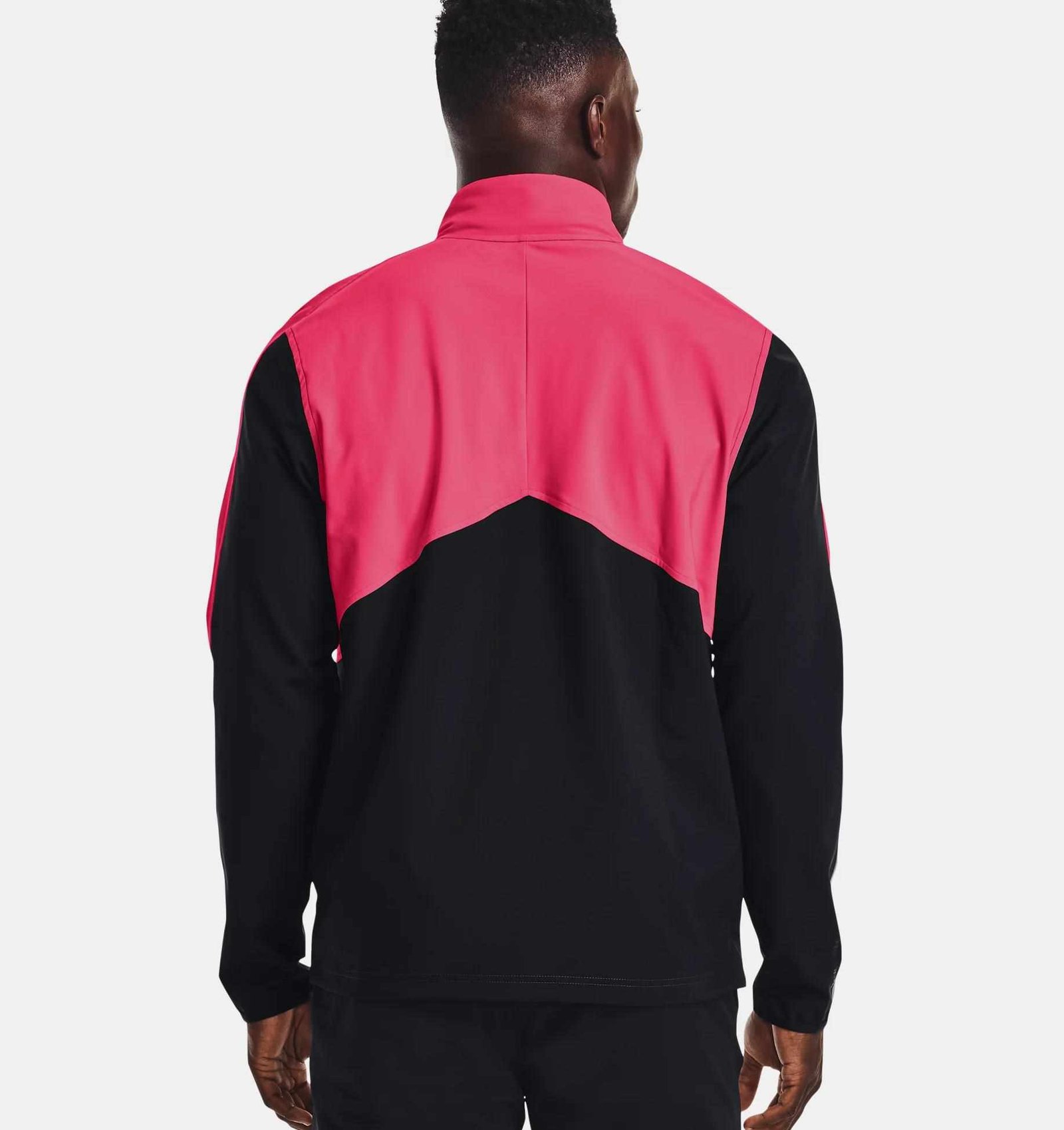 Under Armour Storm Windstrike 1/2 Zip pánska bunda, čierna/jet gray