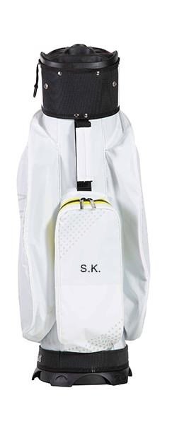 JuCad Silence Dry cart bag, bielo/žltý