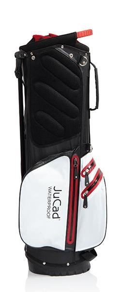JuCad Waterproof 2in1 stand bag, čierna/biela/červená