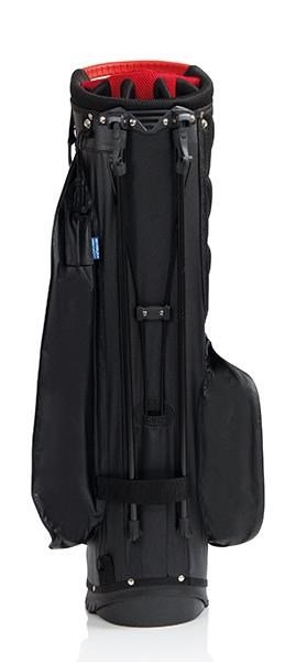 JuCad Waterproof 2in1 stand bag, čierna/biela/červená