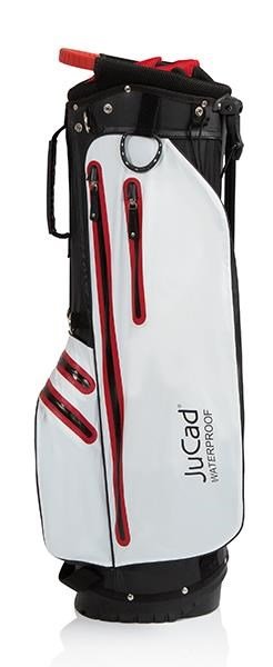 JuCad Waterproof 2in1 stand bag, čierna/biela/červená