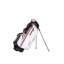 JuCad Waterproof 2in1 stand bag, čierna/biela/červená