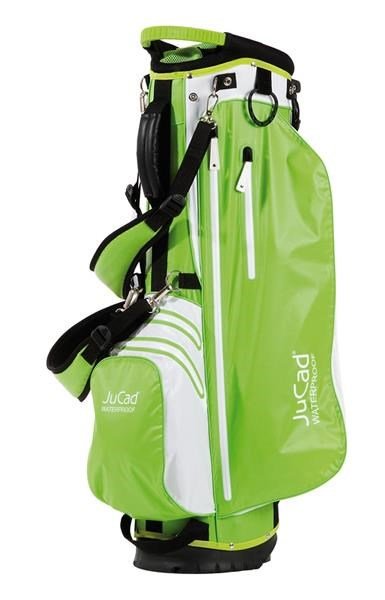 JuCad Waterproof 2in1 stand bag, zelená/biela