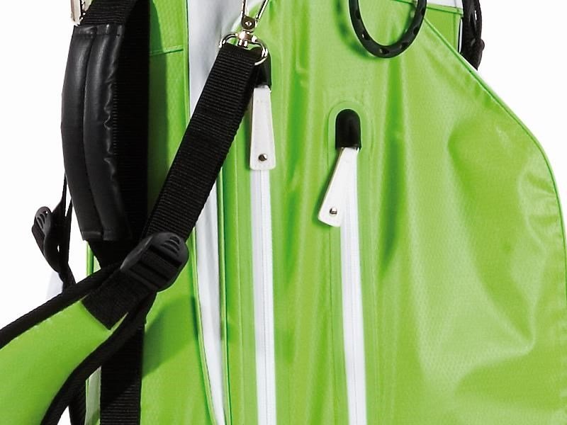 JuCad Waterproof 2in1 stand bag, zelená/biela