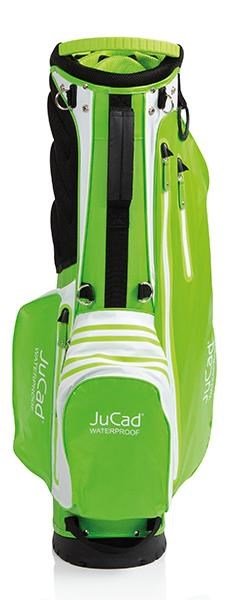 JuCad Waterproof 2in1 stand bag, zelená/biela