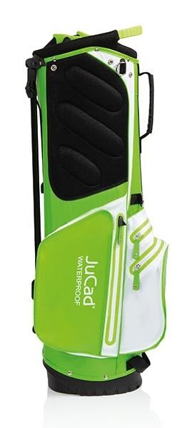 JuCad Waterproof 2in1 stand bag, zelená/biela
