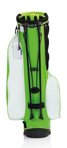 JuCad Waterproof 2in1 stand bag, zelená/biela