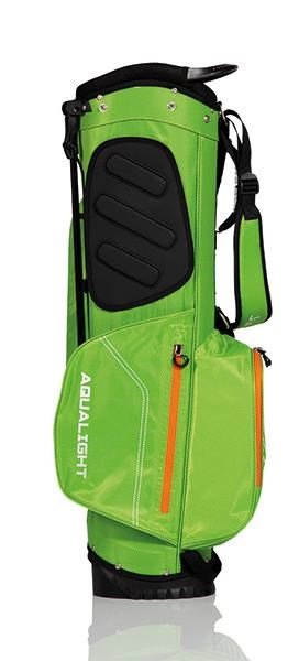 JuCad Aqualight Waterproof 2in1 stand bag, zelená/biela