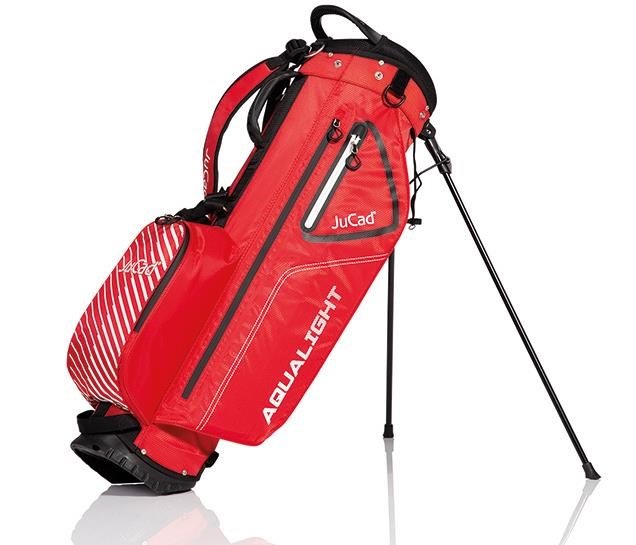 JuCad Aqualight Waterproof 2in1 stand bag, červeno/biely