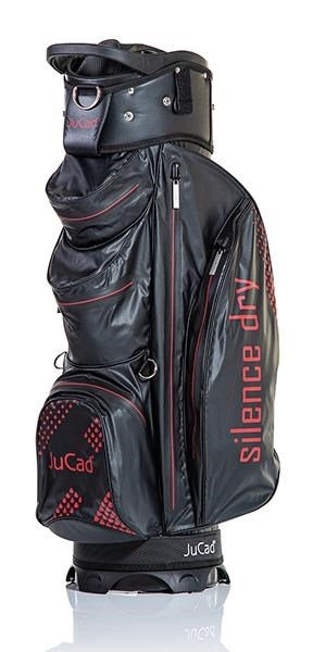 JuCad Silence Dry cart bag, čierno/červený