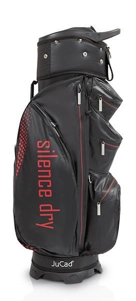 JuCad Silence Dry cart bag, čierno/červený