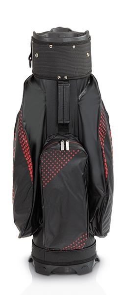 JuCad Silence Dry cart bag, čierno/červený