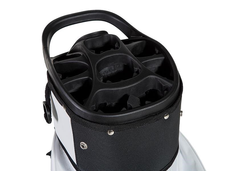 JuCad Silence Dry cart bag, čierno/červený