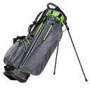 JuCad Waterproof 2in1 stand bag, sivý/zelený