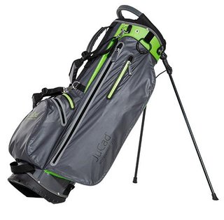 JuCad Waterproof 2in1 stand bag, sivý/zelený