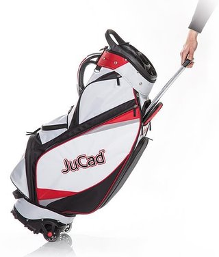 JuCad Bag To Roll cart bag, čierno/bielo/červený
